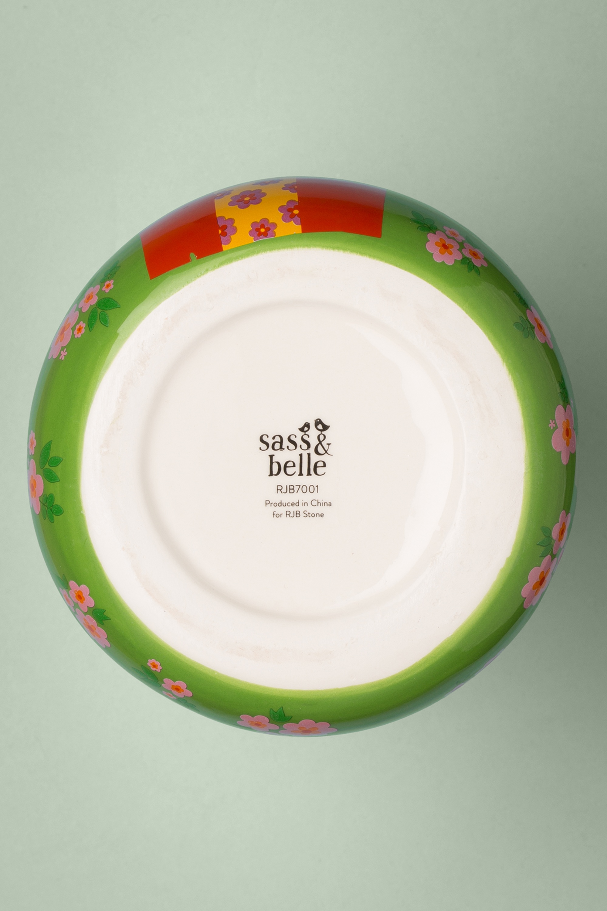 Sass & Belle - Große Floral Frida Vase in Grün 5