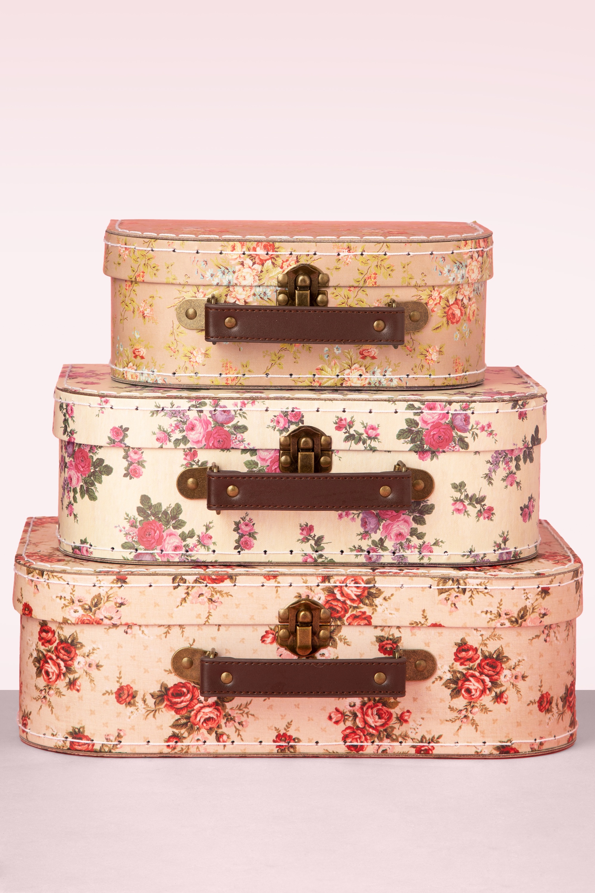 Sass & Belle - Vintage Rose Koffer-Set 3