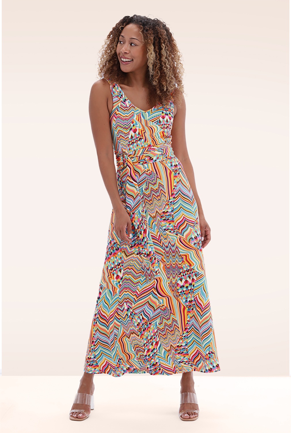 K-Design - Lucia Maxi Dress in Multi