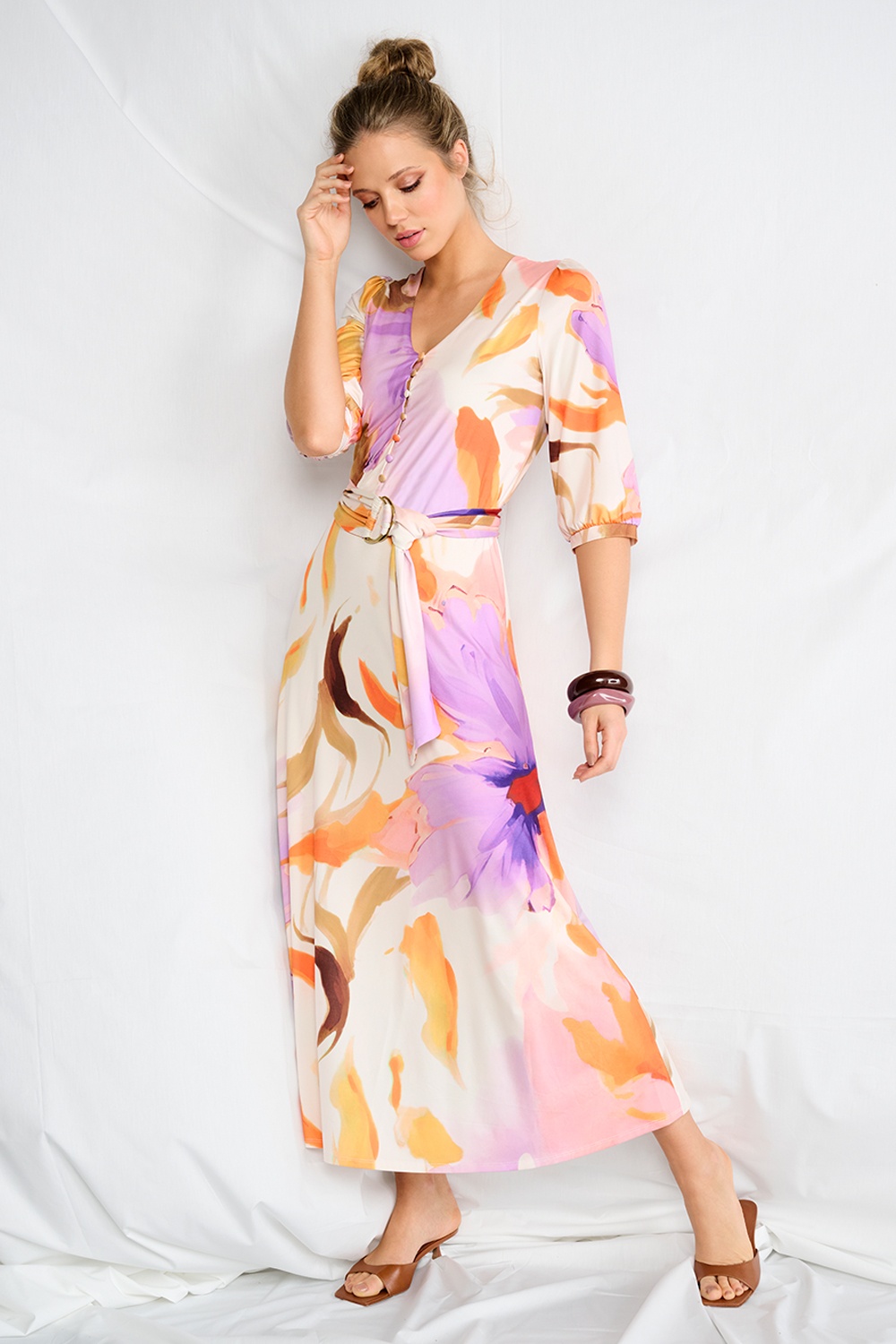 K-Design - Macie Maxikleid in Multi 2