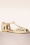 Banned Retro - Secret Love Flats in Cream 3