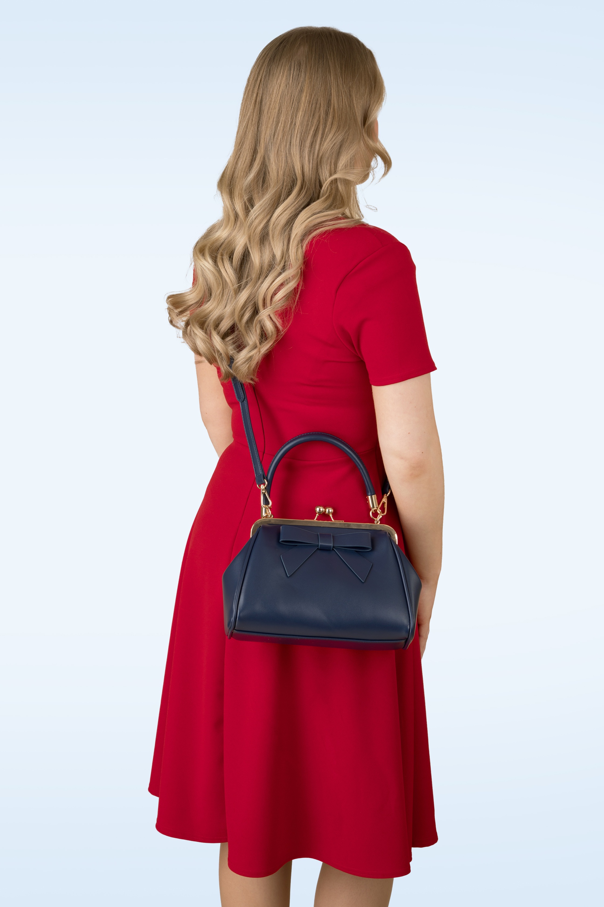 Banned Retro - Daydream handtas in navy 2