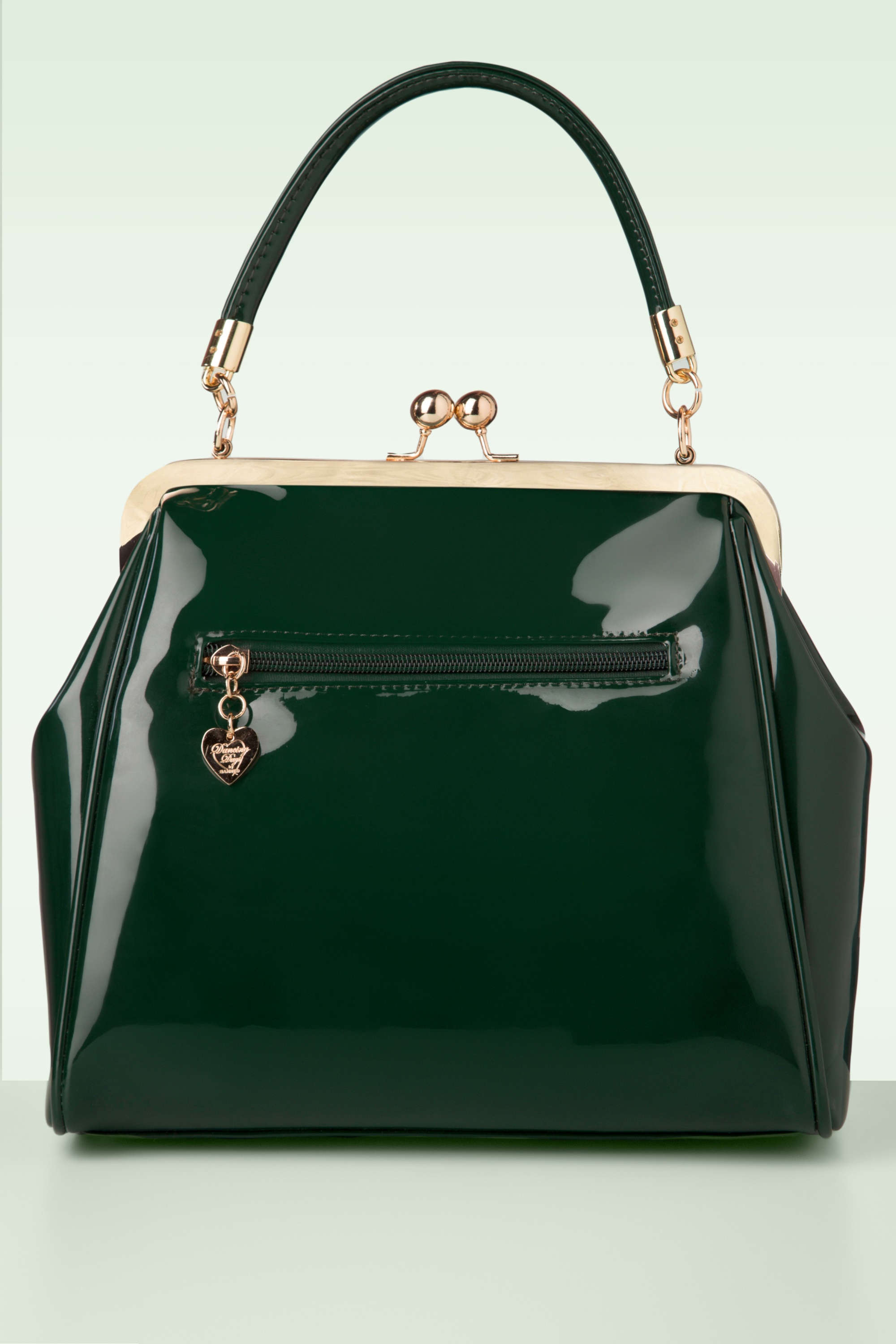 Banned Retro - American Vintage Patent Handtasche in Grün 6