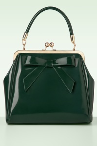Banned Retro - American Vintage Patent Handtasche in Grün