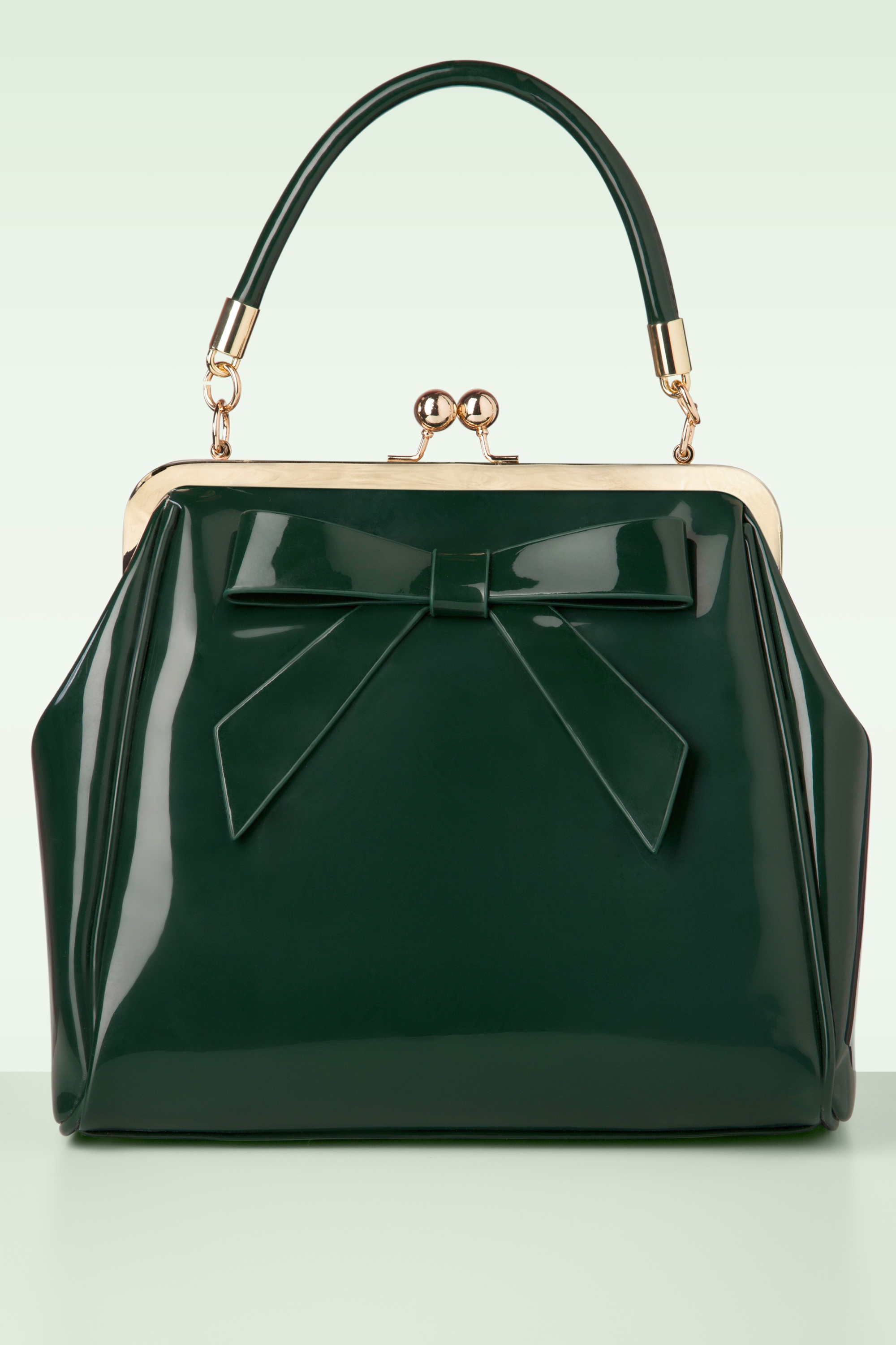 Banned Retro - American Vintage Patent Handtasche in Grün