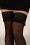 Scarlet - Klassieke hold-ups met kanten kanten top in zwart 2