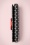 Banned Retro - Carla Bow Polka Purse en Noir et Rouge 5