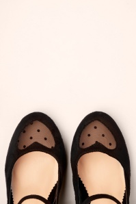 Banned Retro - 50s Elegant Spots Pumps in Black 2