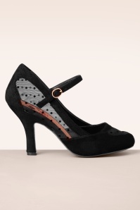 Banned Retro - 50s Elegant Spots Pumps in Black 4