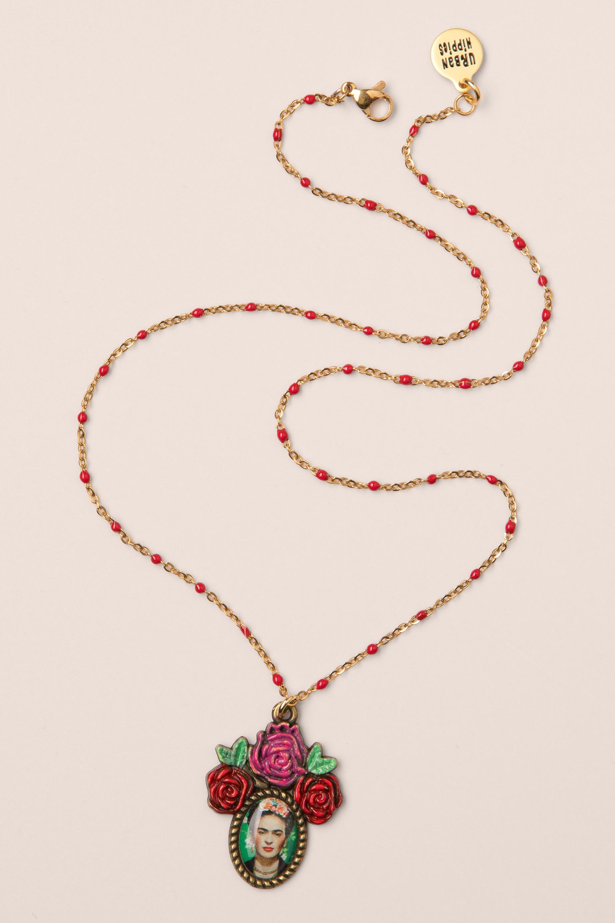 Urban Hippies - Collier Frida en doré vieilli 2