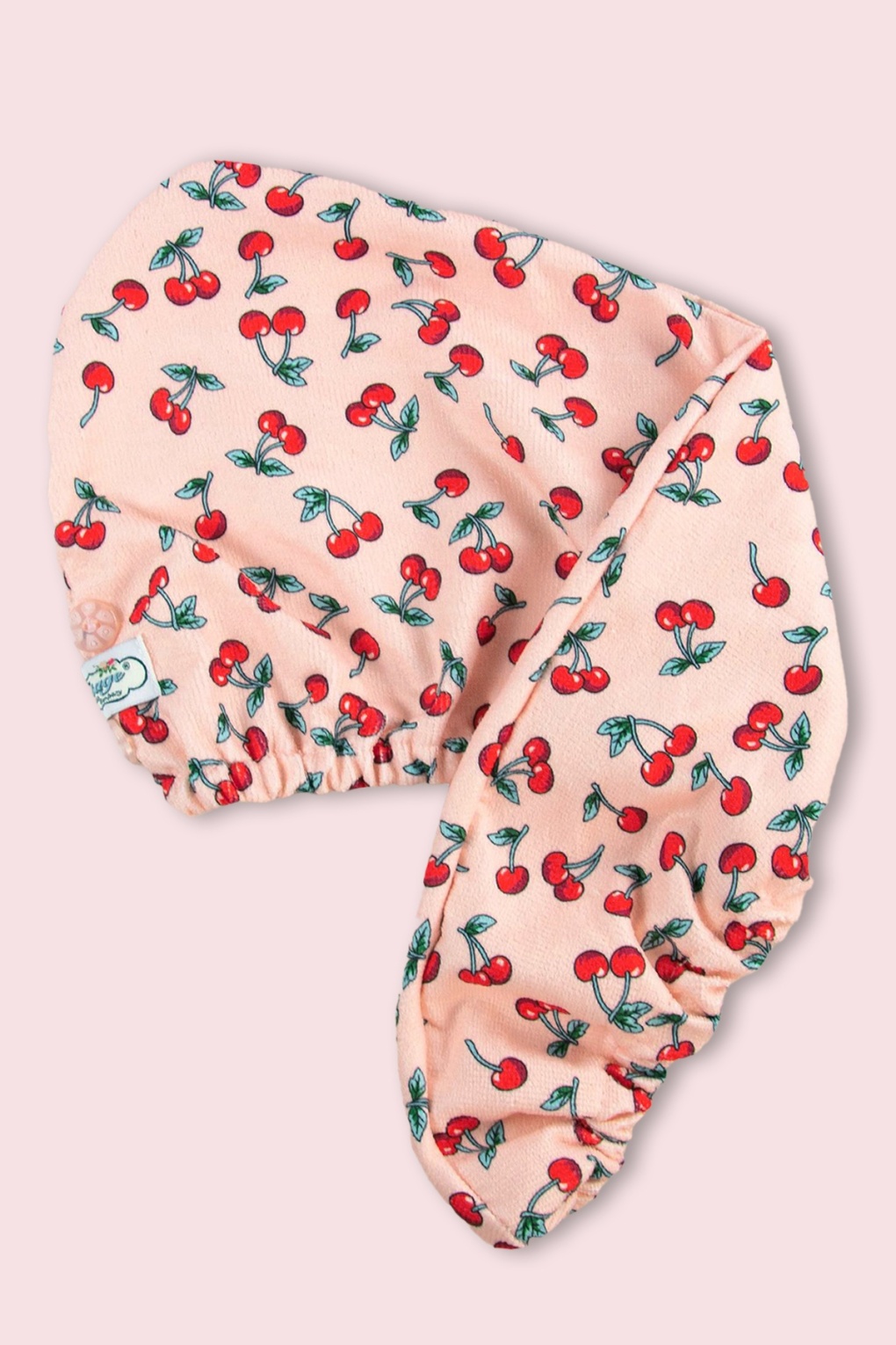 The Vintage Cosmetic Company - Cherry Print Haarturban in Pink