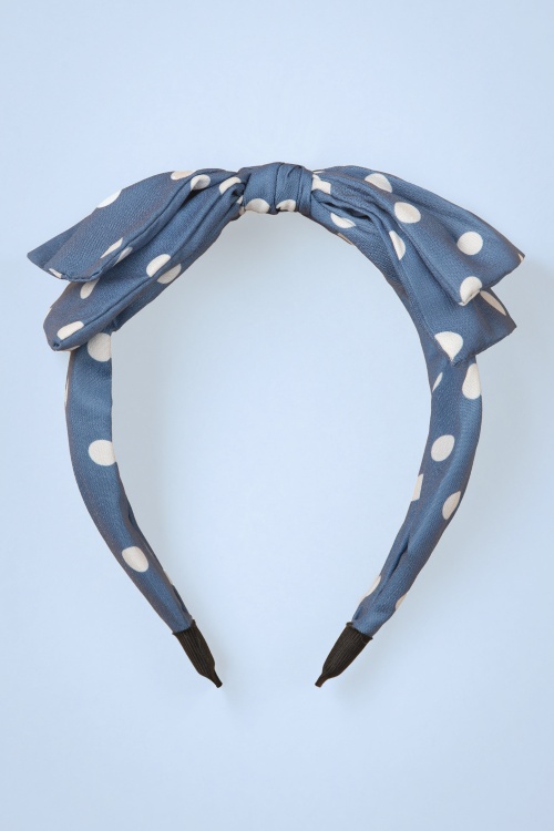 Banned Retro - Magdalen Haarband in Blau 2
