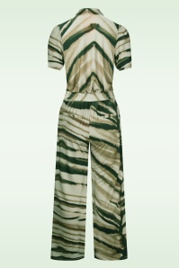 K-Design - Sue Jumpsuit in Beige and Green 2