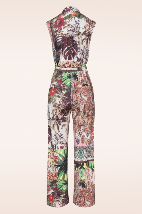 K-Design - Suzie Printed jumpsuit in multi 2