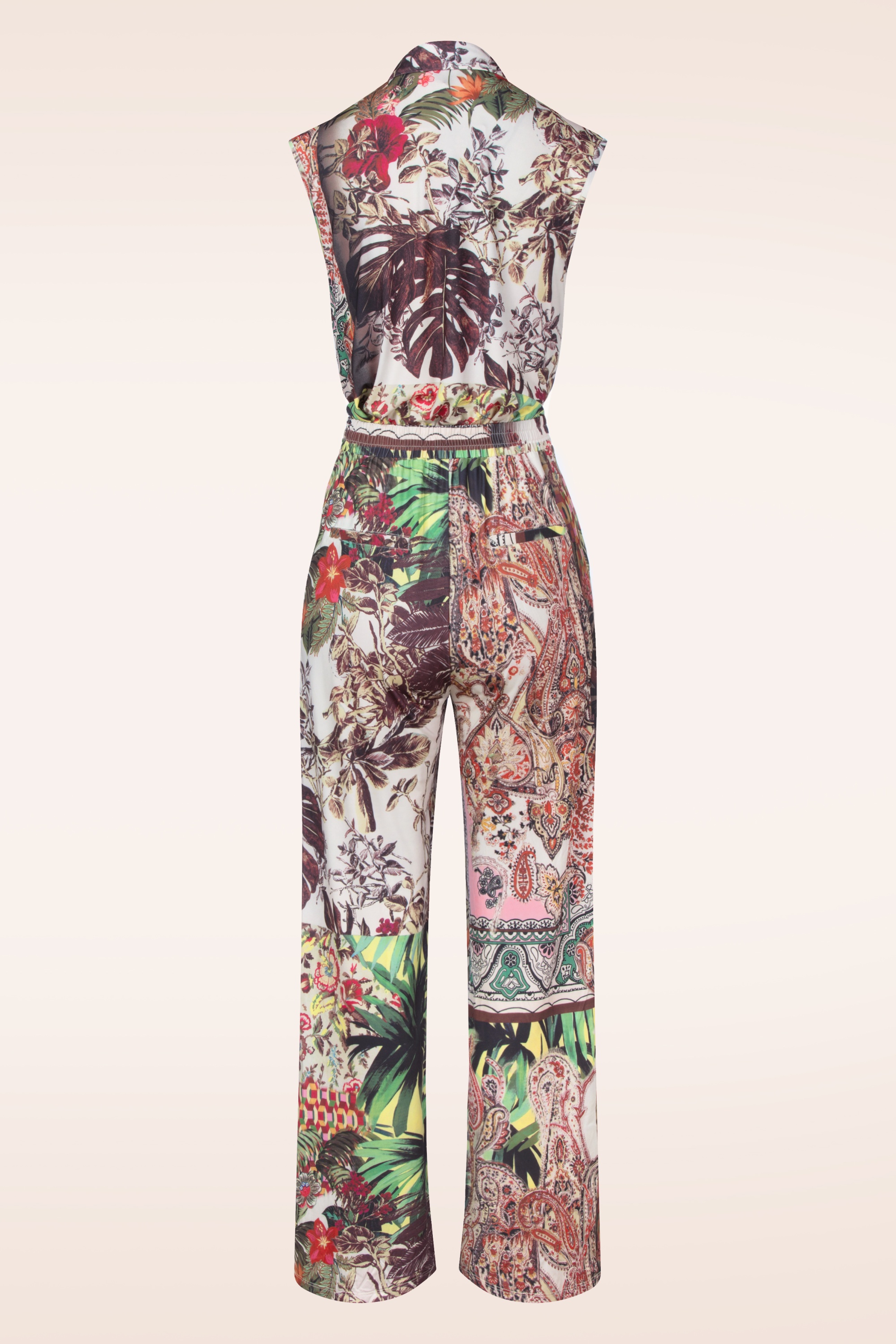 K-Design - Suzie Printed Jumpsuit in Multi 2