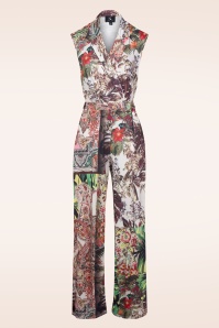 K-Design - Suzie Printed Jumpsuit in Multi