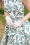 Topvintage Boutique Collection - Adriana Peacock Swing Kleid in Weiß. 4