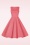 Topvintage Boutique Collection - Adriana swing jurk in zonsondergang koraalroze 3