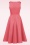 Topvintage Boutique Collection - Adriana swing jurk in zonsondergang koraalroze 7