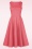 Topvintage Boutique Collection - Adriana swing jurk in zonsondergang koraalroze 5