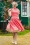 Topvintage Boutique Collection - Adriana Swing Kleid in Sunset Coral 2