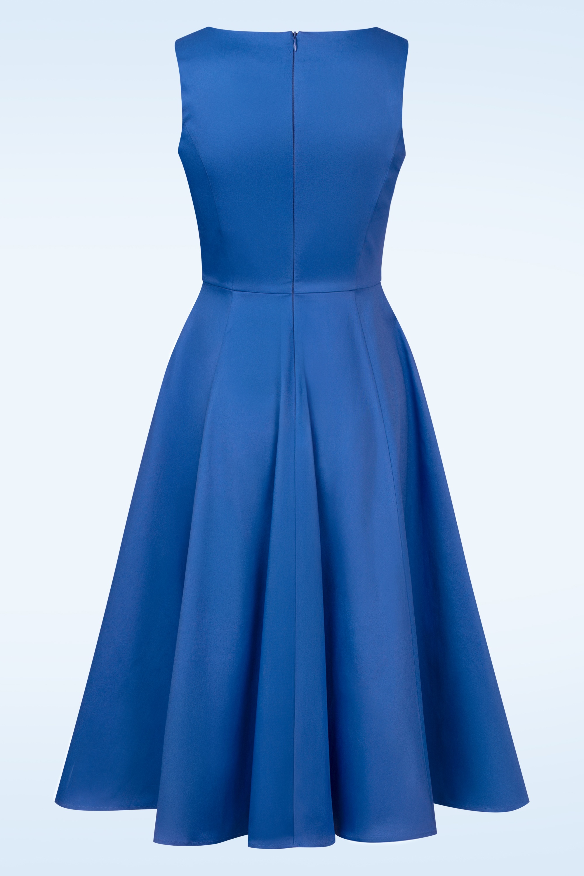 Topvintage Boutique Collection - Adriana Swing Kleid in Olympisch Blau. 6