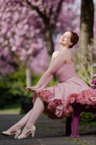 Timeless - Valerie Swing Kleid in Lila Rosa 2