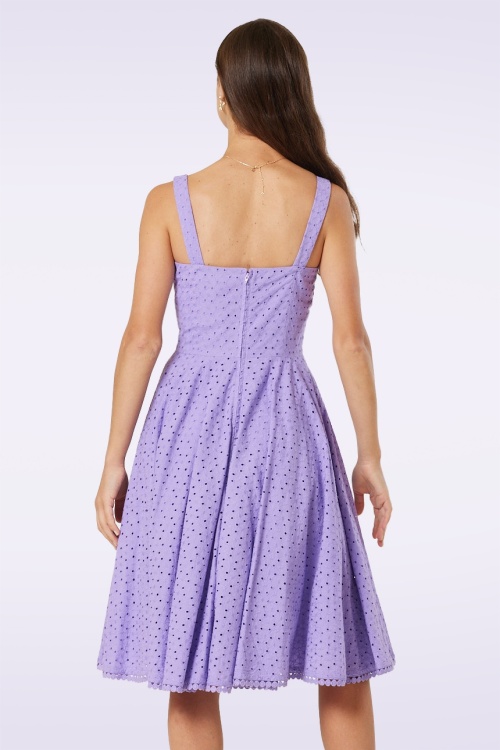 Timeless - Valerie Swing Kleid in Lila 5
