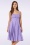 Timeless - Valerie swing jurk in paars