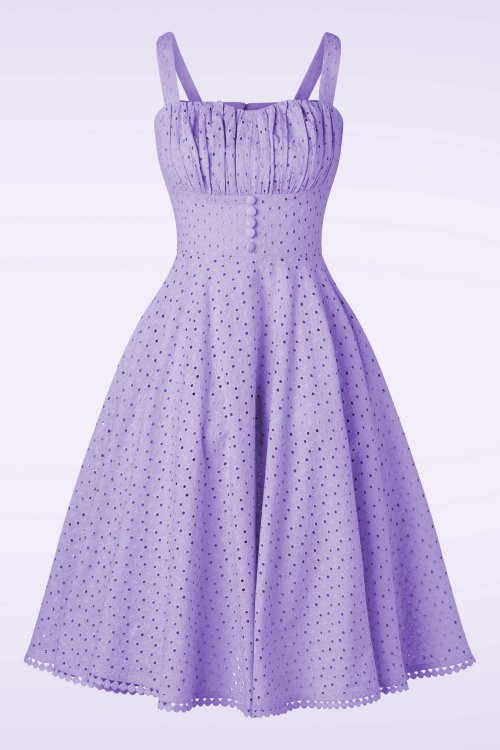 Timeless - Valerie Swing Kleid in Lila 3