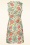Vintage Chic for Topvintage - Marion Floral jurk in crème en multi 3