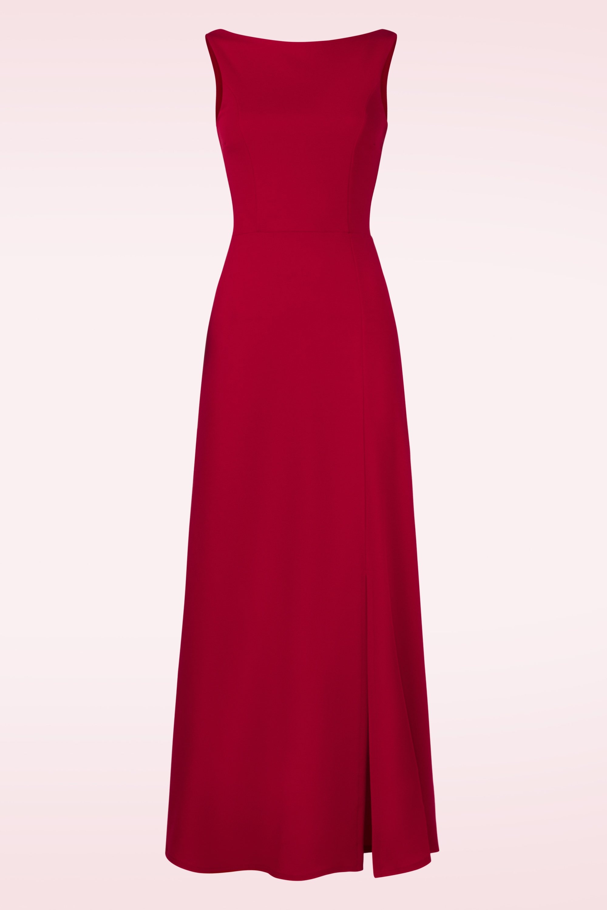 Vintage Chic for Topvintage - Teresa Maxikleid in tiefem Rot