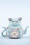 Vendula - Vendula Heritage Victorian Tea Rooms Kitty Teapot tas in luchtblauw