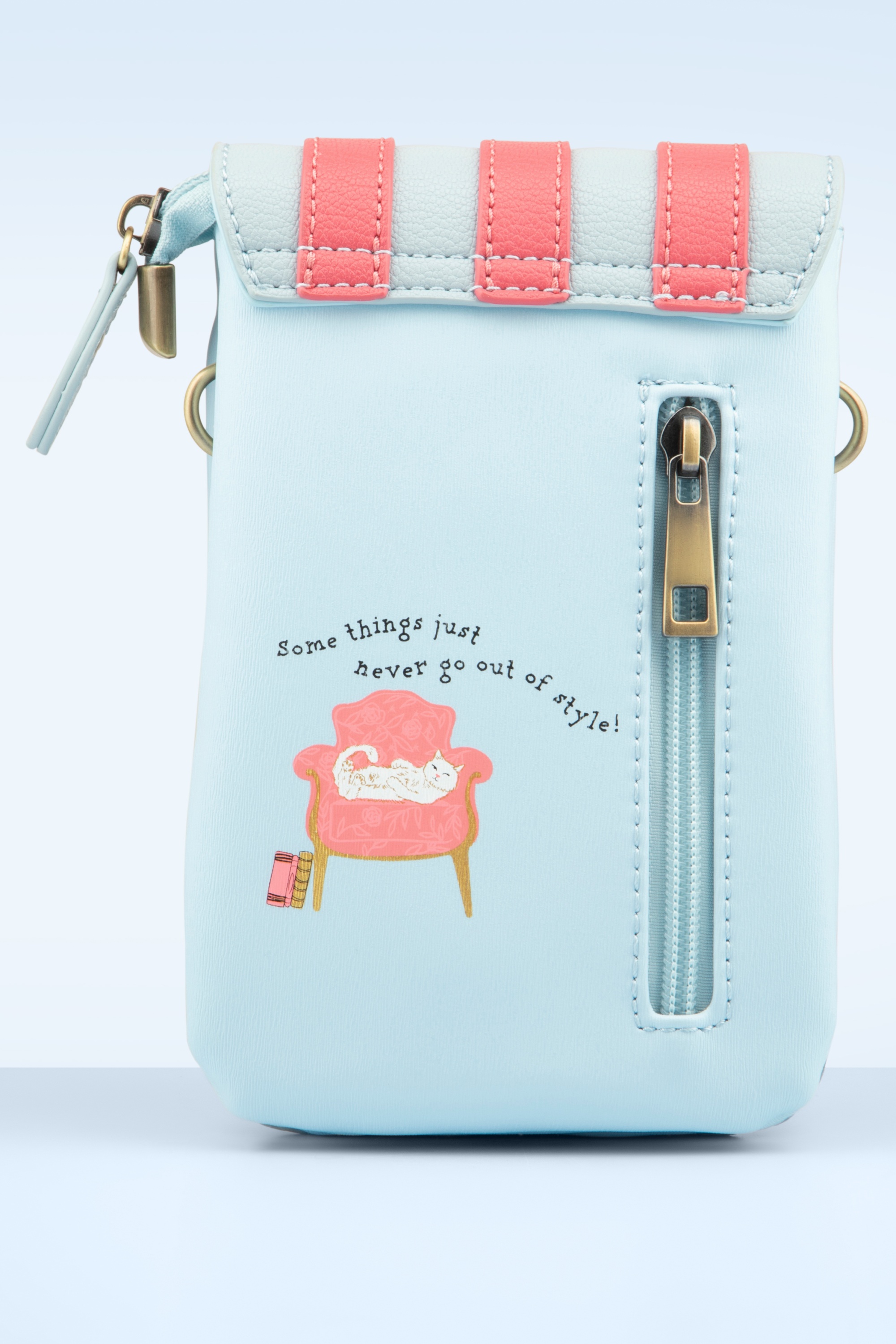 Vendula - Vendula Vintage Rose Phone Pouch in Blue 4