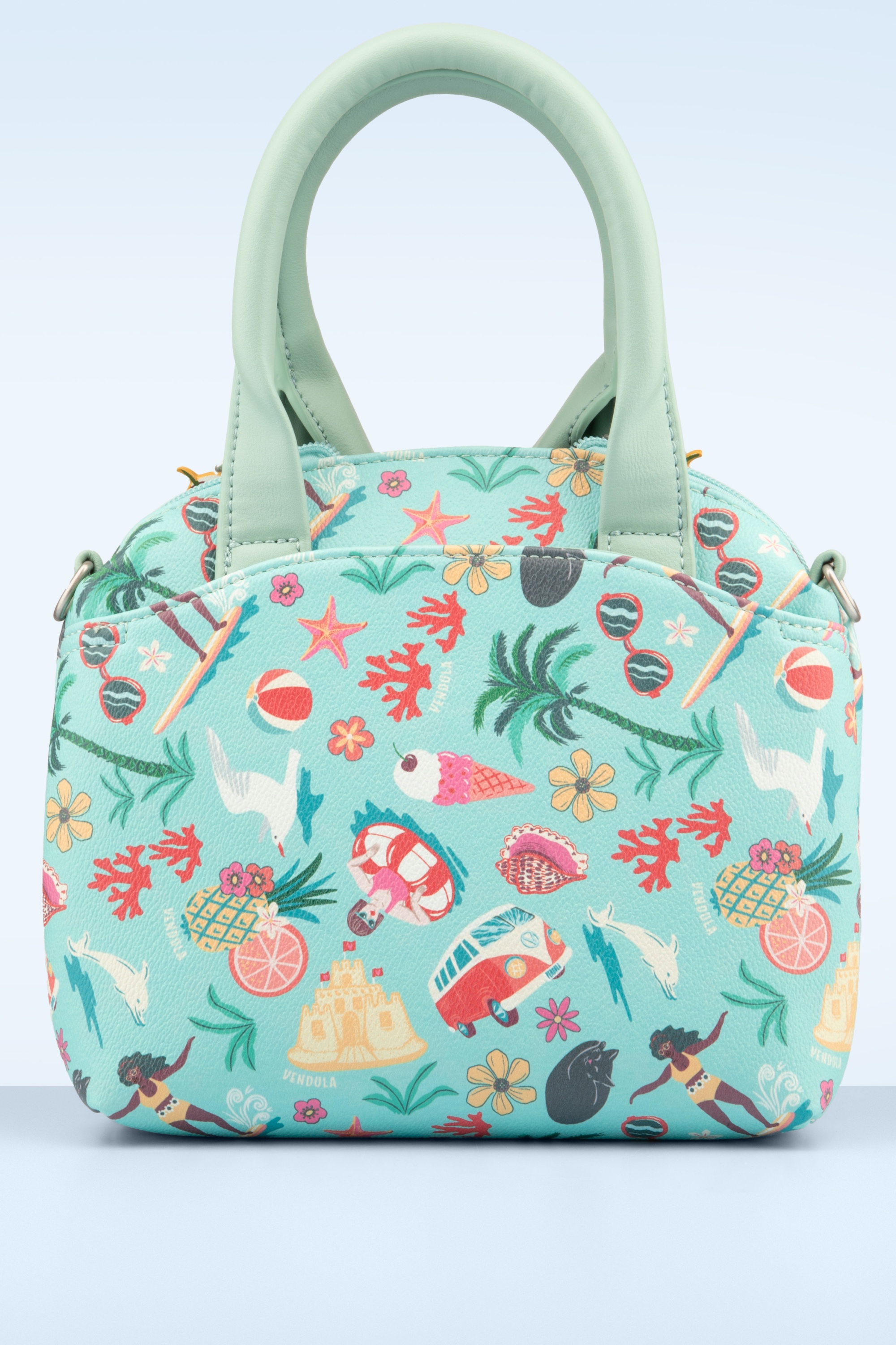 Vendula - Vendula Sands Tropical Shirt Tasche in Aqua 5