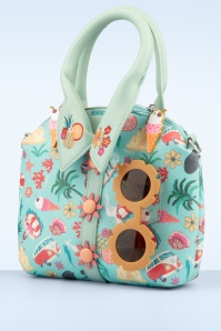 Vendula - Vendula Sands Tropical Shirt Tasche in Aqua 2