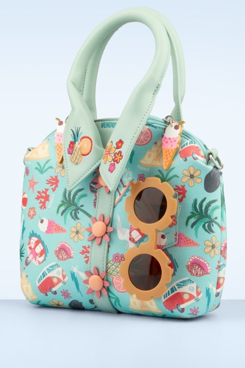 Vendula - Vendula Sands Tropical Shirt tas in aqua 2