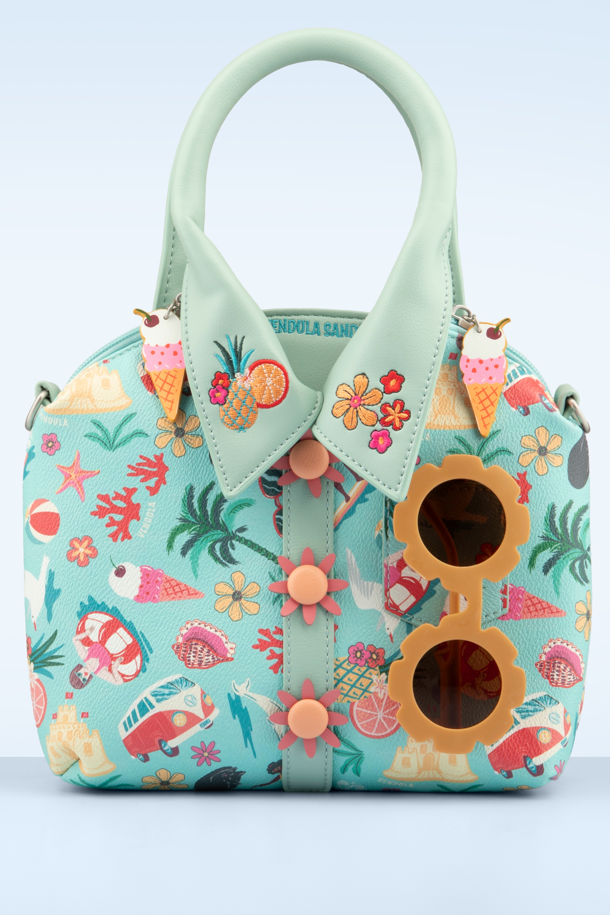 Vendula - Vendula Sands Tropical Shirt Tasche in Aqua