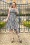 Banned Retro - June Gingham swing jurk in zwart en wit