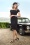 Vintage Chic for Topvintage - Ivy pencil jurk in zwart