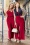 Vintage Chic for Topvintage - Tori Slinky Jumpsuit in Red