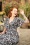 Vintage Chic for Topvintage - Tammy abstracte maxi jurk in zwart en wit 2