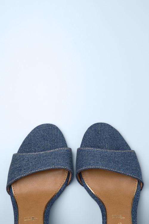 Tamaris - Tori High Heel Sandals in Denim 2