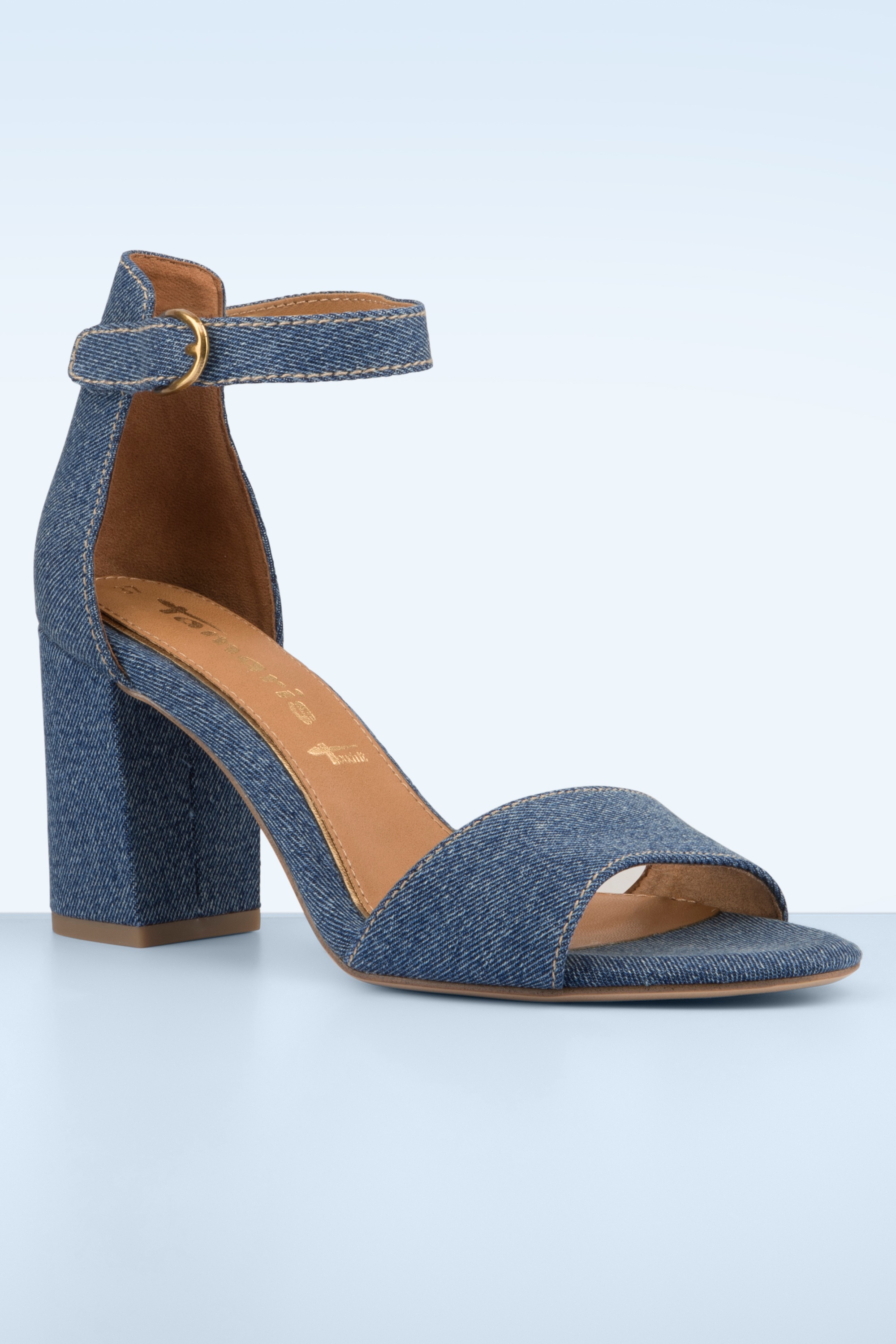 Tamaris - Tori High Heel sandaaltjes in denim 3