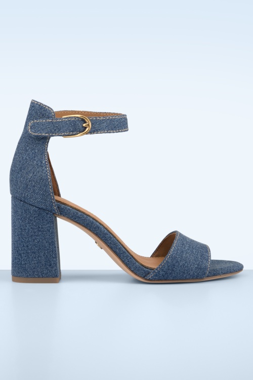 Tamaris - Tori High Heel Sandals in Denim