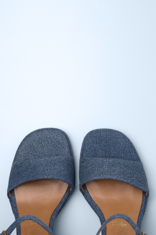 Tamaris - Bodil High Heel Sandals in Denim 2