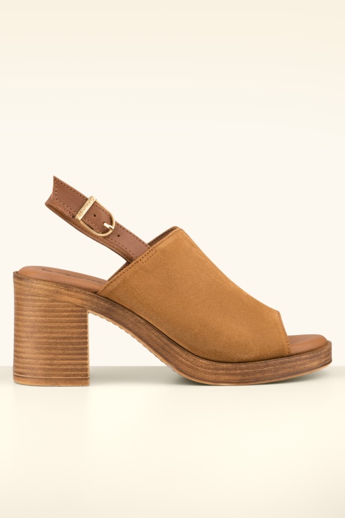Tamaris - Sierra Suède Sandals in Cognac