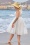 Miss Candyfloss - Arabella May Embroidered swing jurk in wit 3
