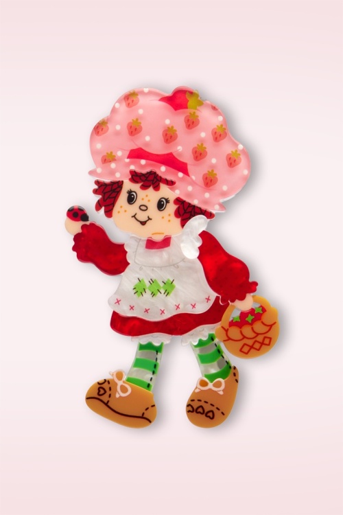 Erstwilder - Strawberry Strolling broche
