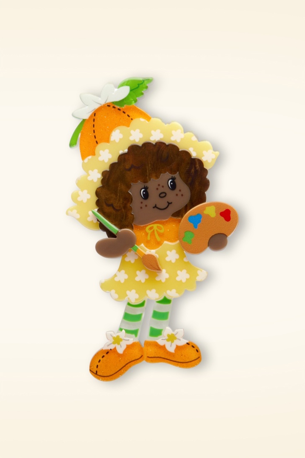 Erstwilder Orange Blossom Brooch | Topvintage